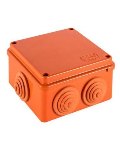 Коробка JBS100 100х100х55, 6 вых., 9P (0,15…4мм²) (43457HF): Коробка монтажная, огнестойкая, без галогена в Новомосковске
