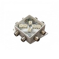 КМ-О (12к*10,0)-IP66-120х120, восемь вводов: Коробка монтажная огнестойкая