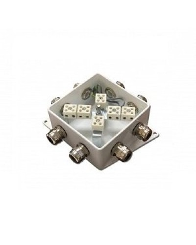 КМ-О (12к*10,0)-IP66-120х120, три ввода: Коробка монтажная огнестойкая в Новомосковске