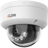 F-IC-2482C2MS(4мм). Бюджетная IP-видеокамера купольная. i-FLOW