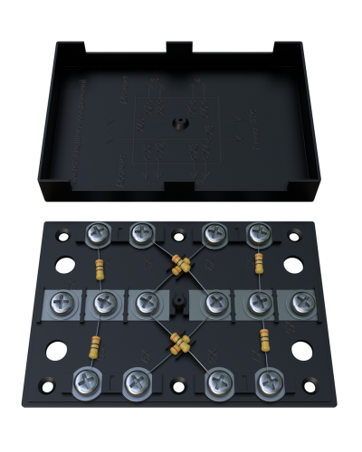 KRA-4 300 Om black (MEC42104). Коробка на 4 абонента. МЭК-Электрика в Новомосковске