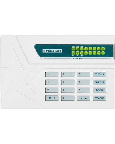W500RL+ Optima. Объектовый прибор с встроенными GSM, РПП Ладога-РК/Ладога-РК+, и проводными шлейфами. Проксима в Новомосковске