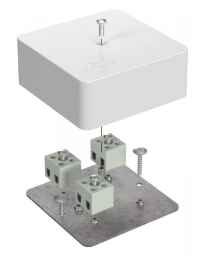 Коробка огнестойкая 75х75х30 (40-0450-FR2.5-6). Коробка огнестойкая для открытой установки. Промрукав в Новомосковске
