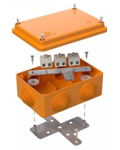 Коробка огнестойкая 120х80х50 (40-0340-FR1.5-6). Коробка огнестойкая для открытой установки. Промрукав в Новомосковске