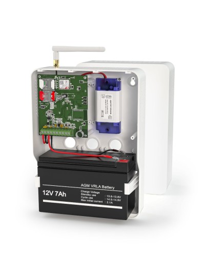 Контакт GSM-14А v.3 (в корпусе под АКБ 1,2-7 Ач с БРП 12V 1А). Панель охранная радиоканальная. Ритм в Новомосковске