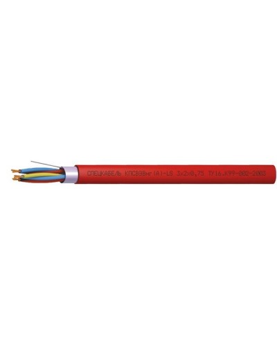 КПСВЭВнг(А)-LS 5х2х0,5 (Спецкабель). Кабель симметричный для систем сигнализации и управления, групповой прокладки, с пониженным дымо- и газовыделением. Спецкабель в Новомосковске