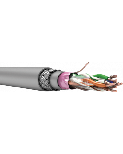 TechnoLAN F/UTP SWA PS Cat 5e ZH нг(A)-HF 2x2x0,52. Кабель «витая пара» (LAN) для структурированных систем связи. СПКБ-Техно в Новомосковске