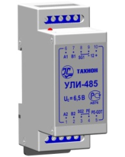УЛИ-485. Удлинитель (повторитель) линий интерфейса RS-485.. Тахион в Новомосковске