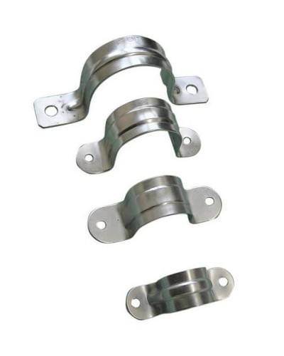 Скоба двухлапковая D60-63 (50 шт) (zeta41627) СД 60-63. Скоба металлическая двухлапковая. ЗЭТА в Новомосковске